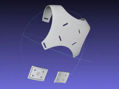 Attack On Titan Printable Uniform Gear Details 3D print model