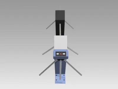 Turnstile tripod Trilock set  3D model