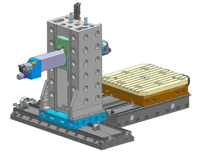 CNC Horizontal Machining Center  3D model