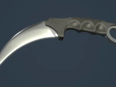 Karambit - Low Poly Low-poly 3D model