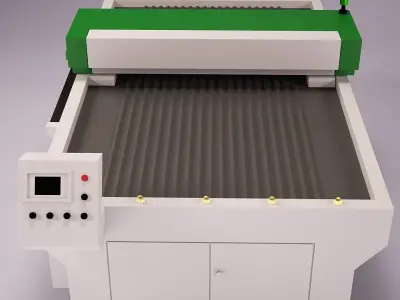 Laser Rover 3D model