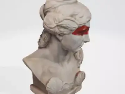 Decorative Sculpture Statue 3D Model 3D model
