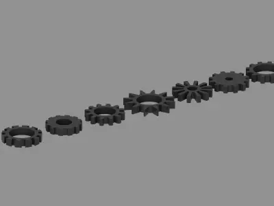 GEARS 3D model from CGTrader