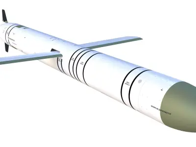 9M727 version of R-500 missile for Iskander-K system 3D model purchase