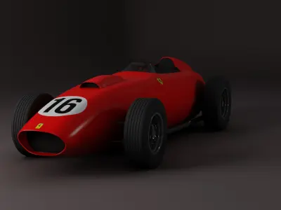 1959 Ferrari 256 F1 Free 3D model