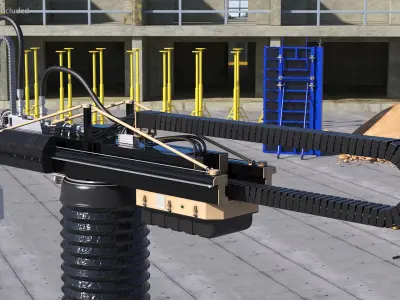 Apis Cor House Construction 3D Printer 3D model