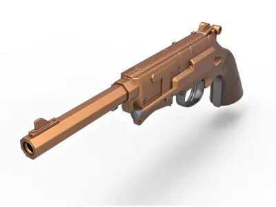 Malcolm Reynolds pistol from Firefly 3D model