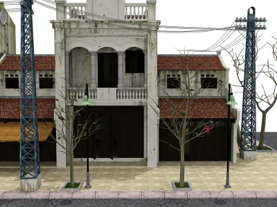 Old Town 3D model