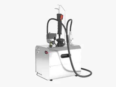 Steam Cleaner Low-poly 3D model buy