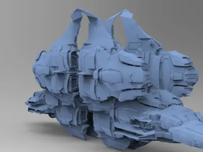Space Roamer Mining laser Architecture 1  3D model