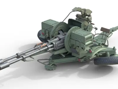 5 Military Vehicles Collection v34 Low-poly 3D model