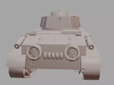 40M Turan I Tank Detailed WWII 3D Printable Model 3D print model