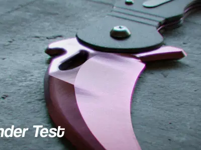 Low Poly Game-Ready Realistic Karambit Low-poly 3D model