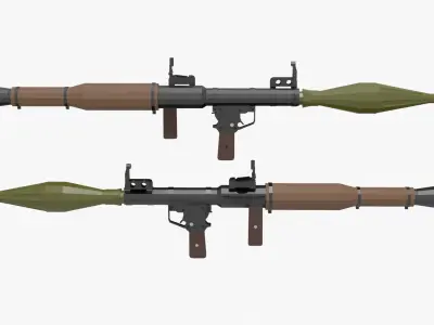 RPG-7  Low-poly Low-poly 3D model
