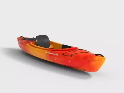 RECREATIONAL KAYAK Low-poly 3D model