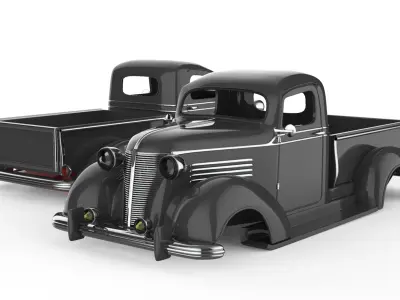 1938 Chevrolet Pickup 3D print model