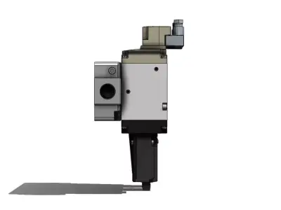 Valvula Solenoide SMC VP744 5DZ1 04 M X555 Solenoid Valve 3D model