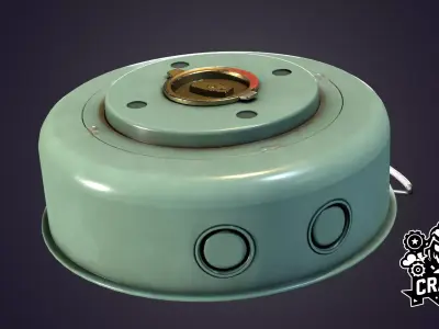 M20 Anti-Tank Game Ready PBR Asset Free low-poly 3D model