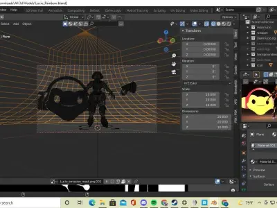 Custom Lucio skin RGB overwatch 3D model