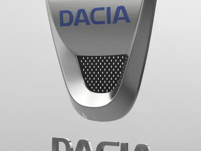 dacia logo 3D model