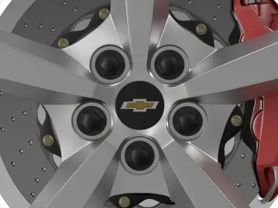 Chevrolet Camaro Convertible 2014 wheel 3D model