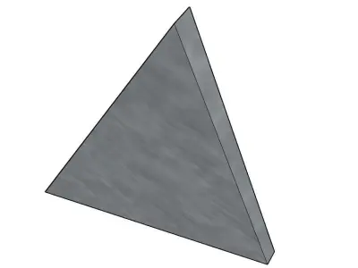 Delta anchor 3D model