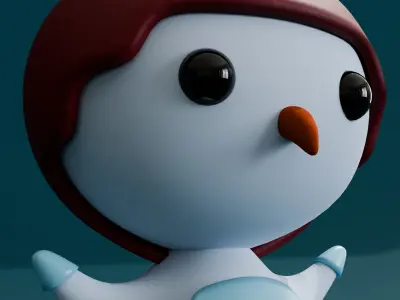 Cartoon Penguin 3D model purchase