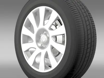 Vauxhall Vivaro Van wheel 2015 3D model