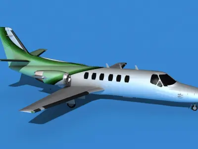 Cessna Citation 550 II Bravo V04 3D model