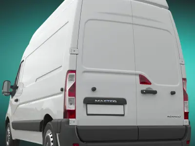 Renault Master 2015  PanelVan L2H3 3D model