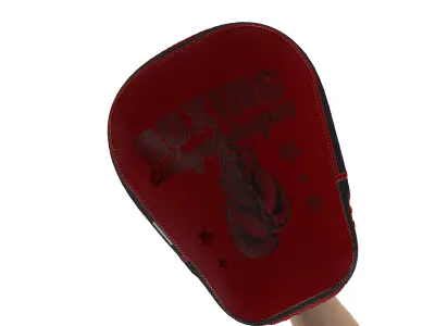 Boxing Training Pad  Focus Mitt  Premium 3D Model ZPRJ    Low-poly 3D model