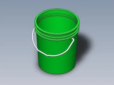 Five-Gallon Bucket Free 3D model
