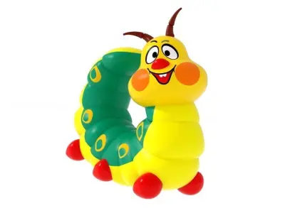 Caterpillar toy 3D model