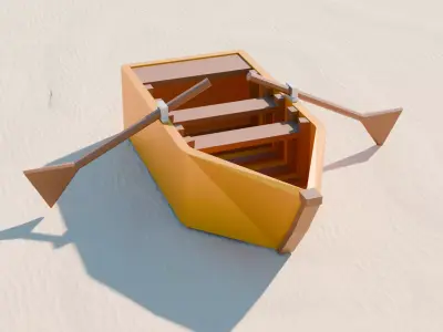 3d boat 3D model purchase