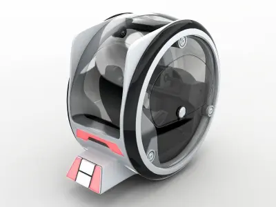 Circle Car Hover 3D model
