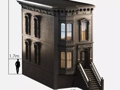  Victorian house 3D model