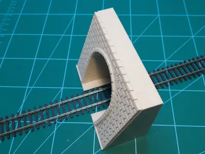 Tunnel portal 1-87 FDM 3D print model