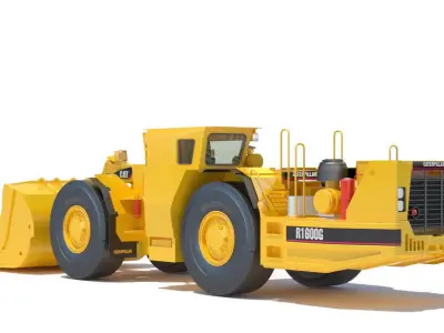 Underground Mining Loader Cat R1600G 3D model