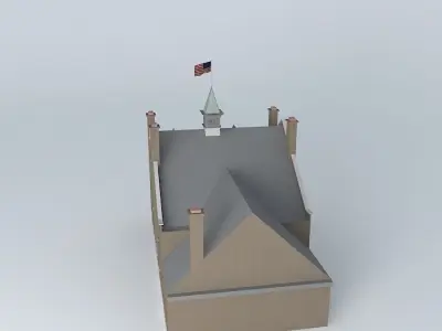 Stn 23  St. Paul, MN Former 1887 Fire Station 23 Free 3D model