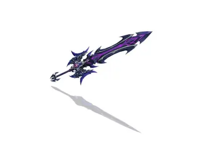 Succubus Greatsword Low-poly 3D model