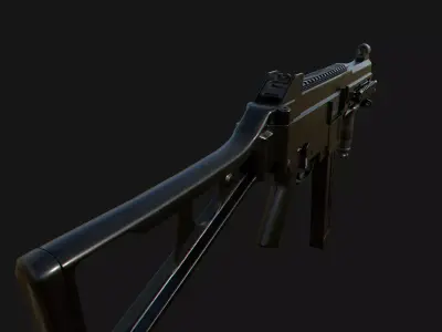 UMP45 - Game Ready Weapon Model Low-poly 3D model