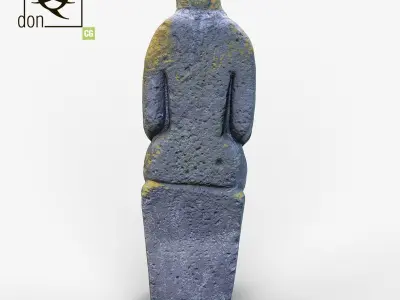 3D model Ancient statue Free 3D model