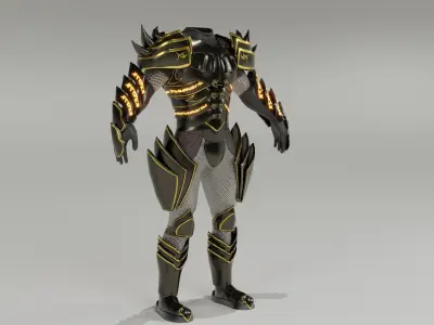 Dragon armor 3D model