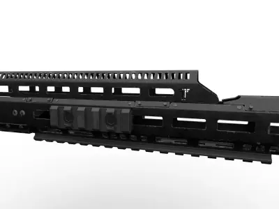 N-4 Tactical Handguard  Low-poly 3D model