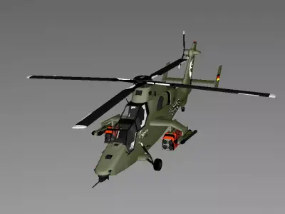 fbx 3d model military helicopter Free 3D model