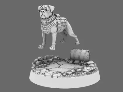 CT Pound Patrol Boxer Canine Tactical Specialist Ranger 3D print model