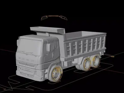 Mitsubishi Fuso Shogun FP350G 3D model