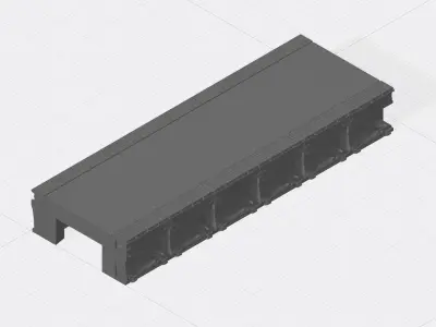Medium Girder Bridge MGB 3D print model