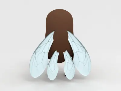 Bug Character Free 3D model