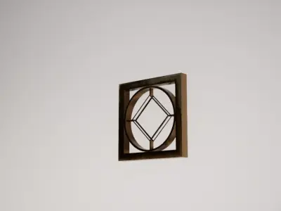 Bronze Wall Decoration 02 Free low-poly 3D model